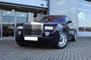 Прокат роскошного Rolls Royce Phantom чёрного и белого цвета для любых