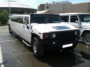 Лимузин Hummer H2 для свадьбы в городе Астана.