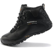 Зимние кроссовки Merrell с меховым утеплением черные